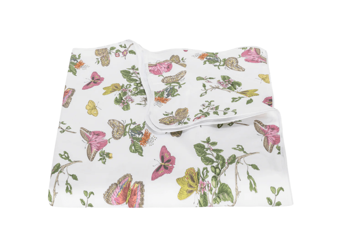 Baudin Butterfly Pink Bedding by Matouk Schumacher
