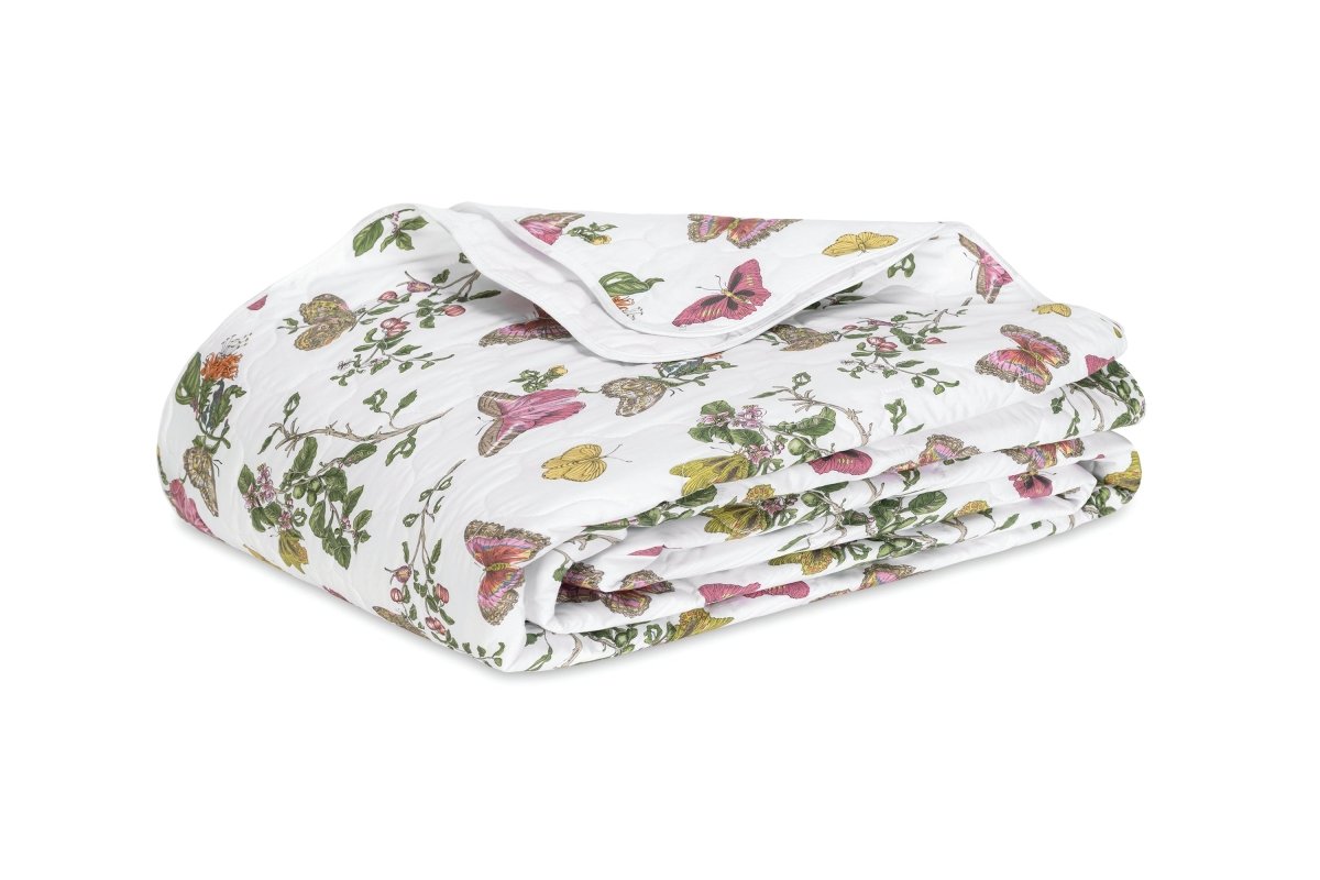 Baudin Butterfly Pink Bedding by Matouk Schumacher