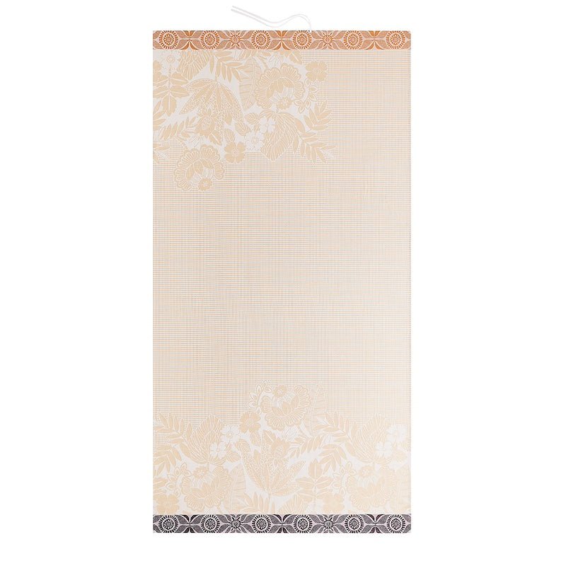 Barbade beige beach towel by le jacquard français