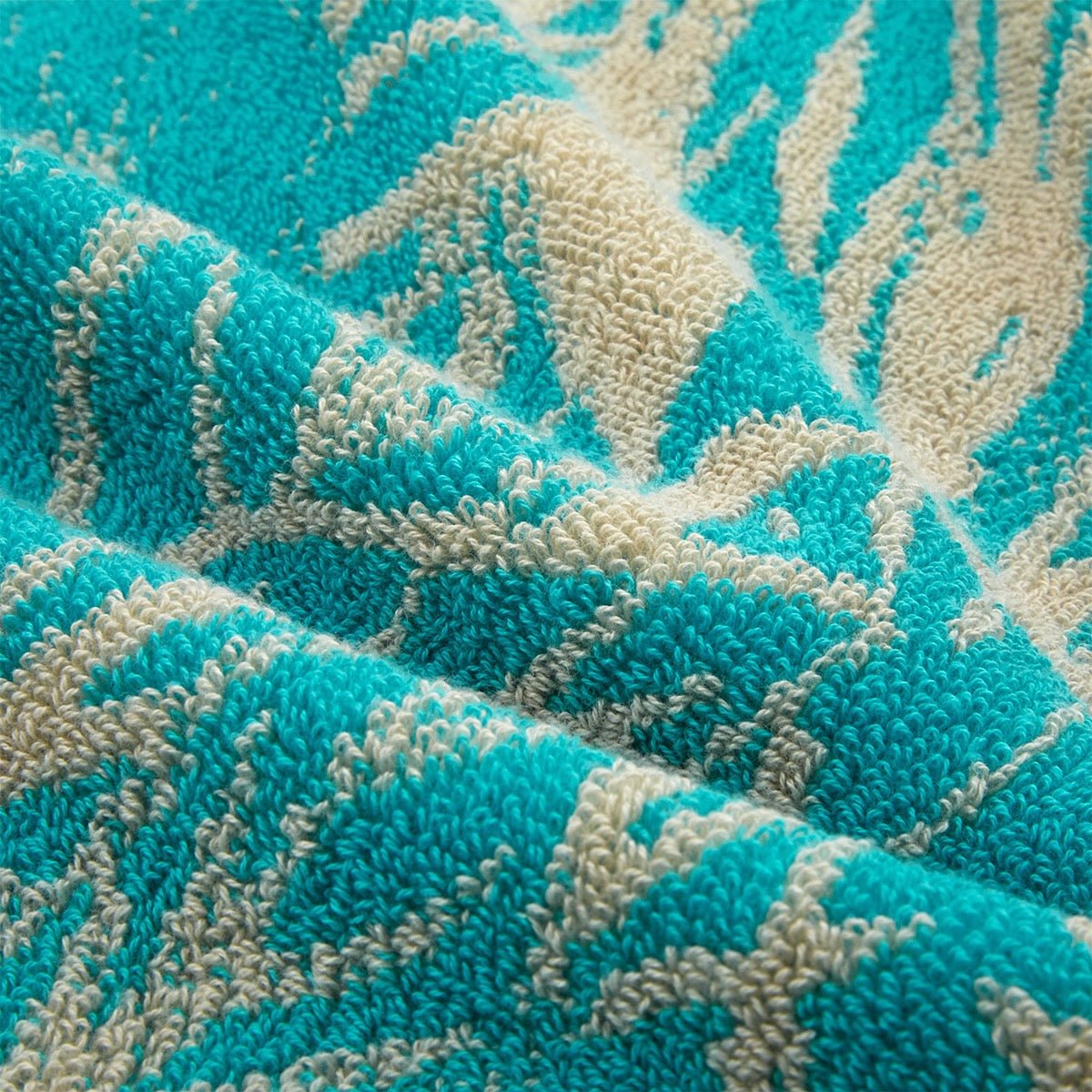 Sao Lagon Organic Cotton Beach Towel by Yves Delorme