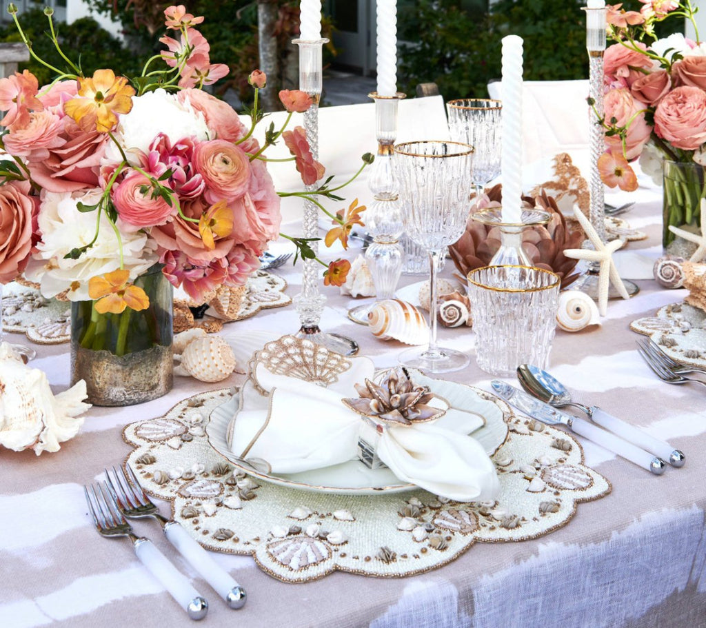 Beachcomber Napkin Ring in Natural, Set of 4 in a Gift Box by Kim Seybert