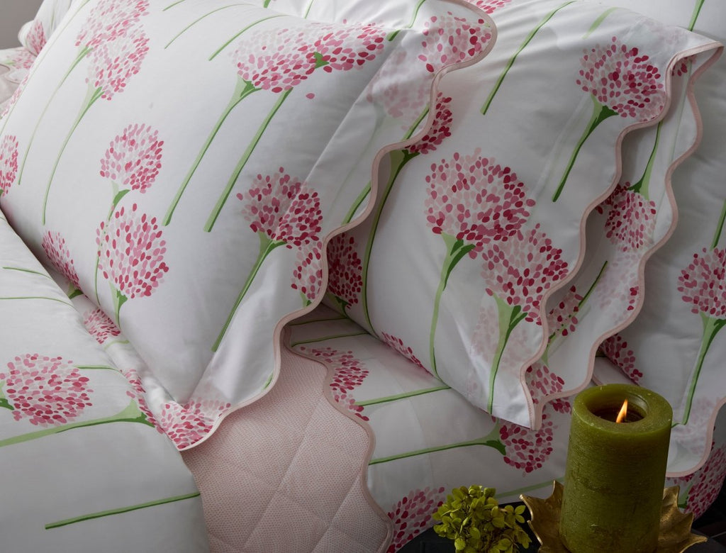 Charlotte Peony Pink Bedding by Matouk Lulu DK