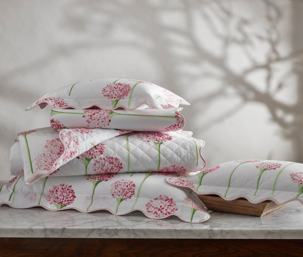 Charlotte Peony Pink Bedding by Matouk Lulu DK