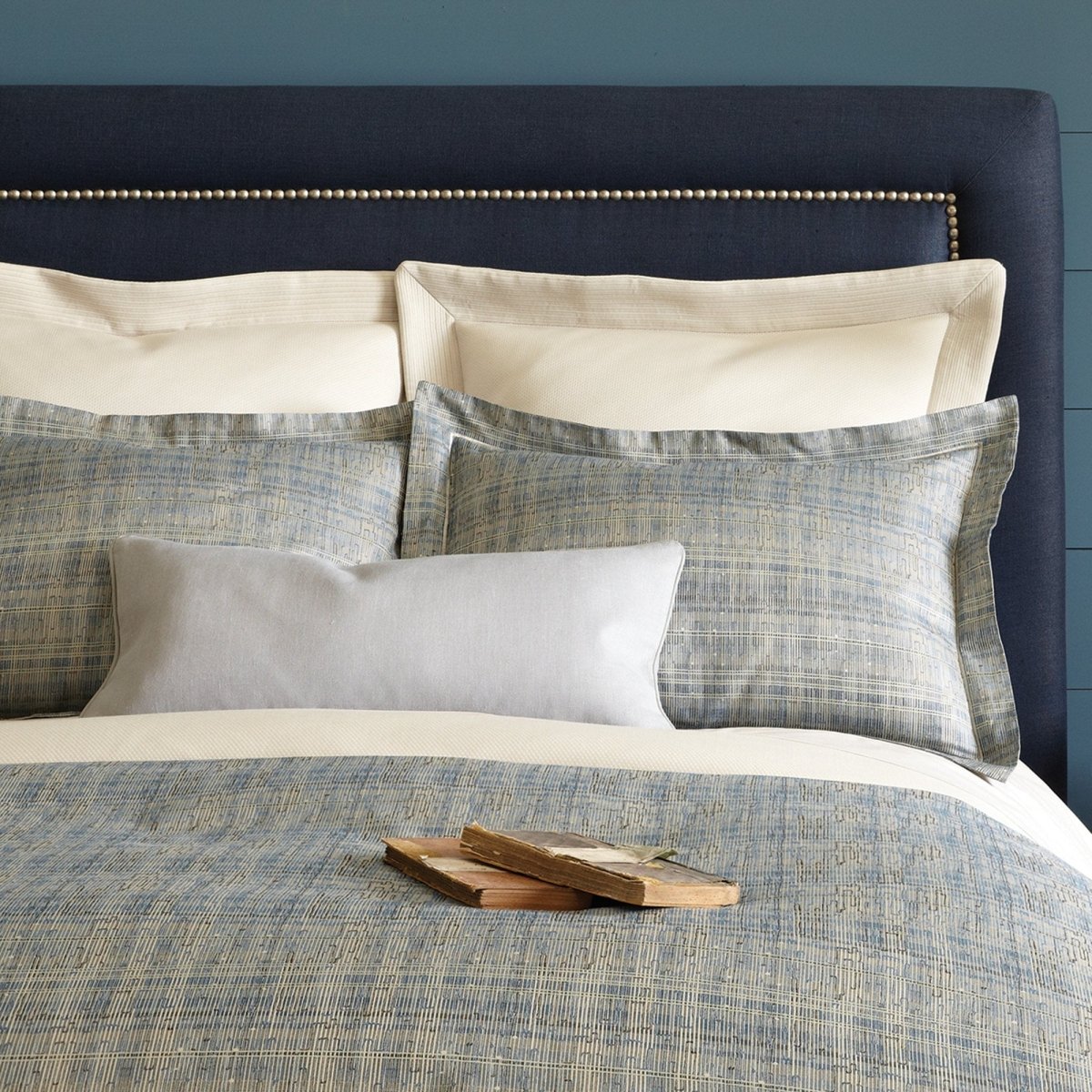 Biagio Blue Bedding by Peacock Alley