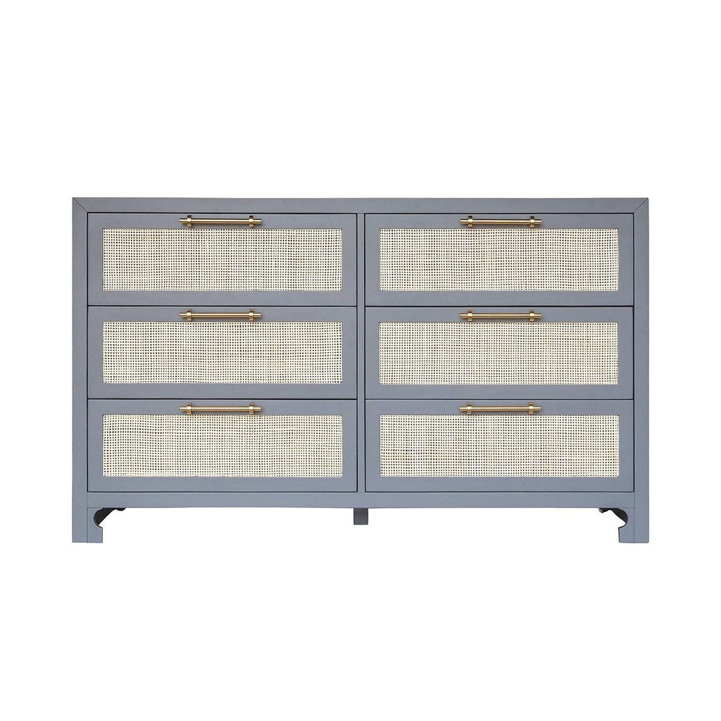 Carla Gray and Cane Dresser by Worlds Away