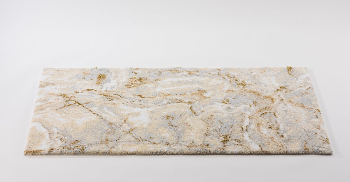 Castello 23x39 Ecru 101 Bath Rug by Abyss