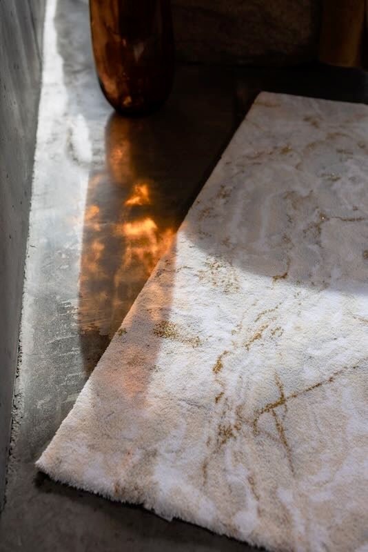 Castello 20x31 Ecru 101 Bath Rug by Abyss