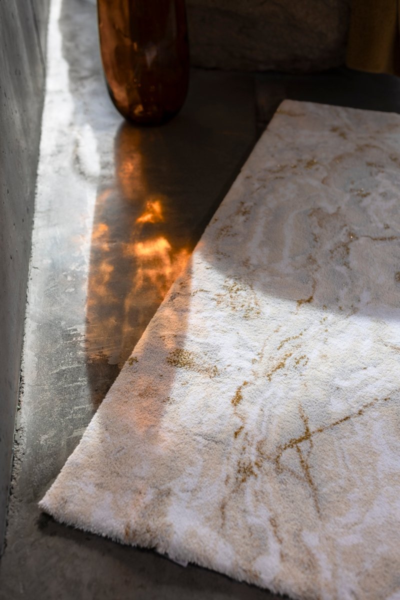 Castello 23x39 Ecru 101 Bath Rug by Abyss