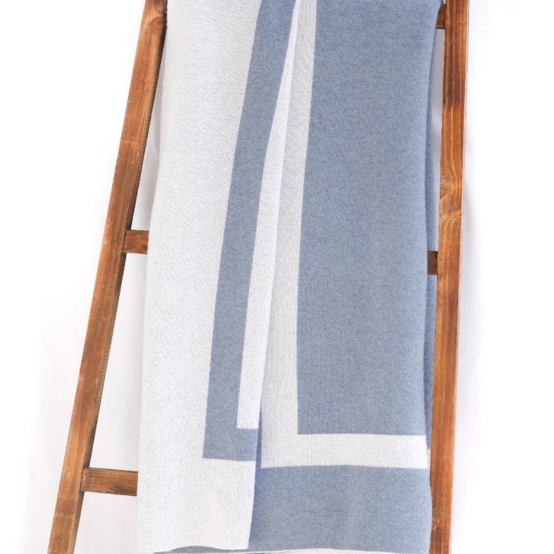 100% Cashmere Homestead Knit Throw by Alashan