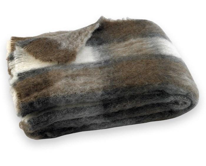 Chateau Plaid Brushed Alpaca Throw by Lands Downunder