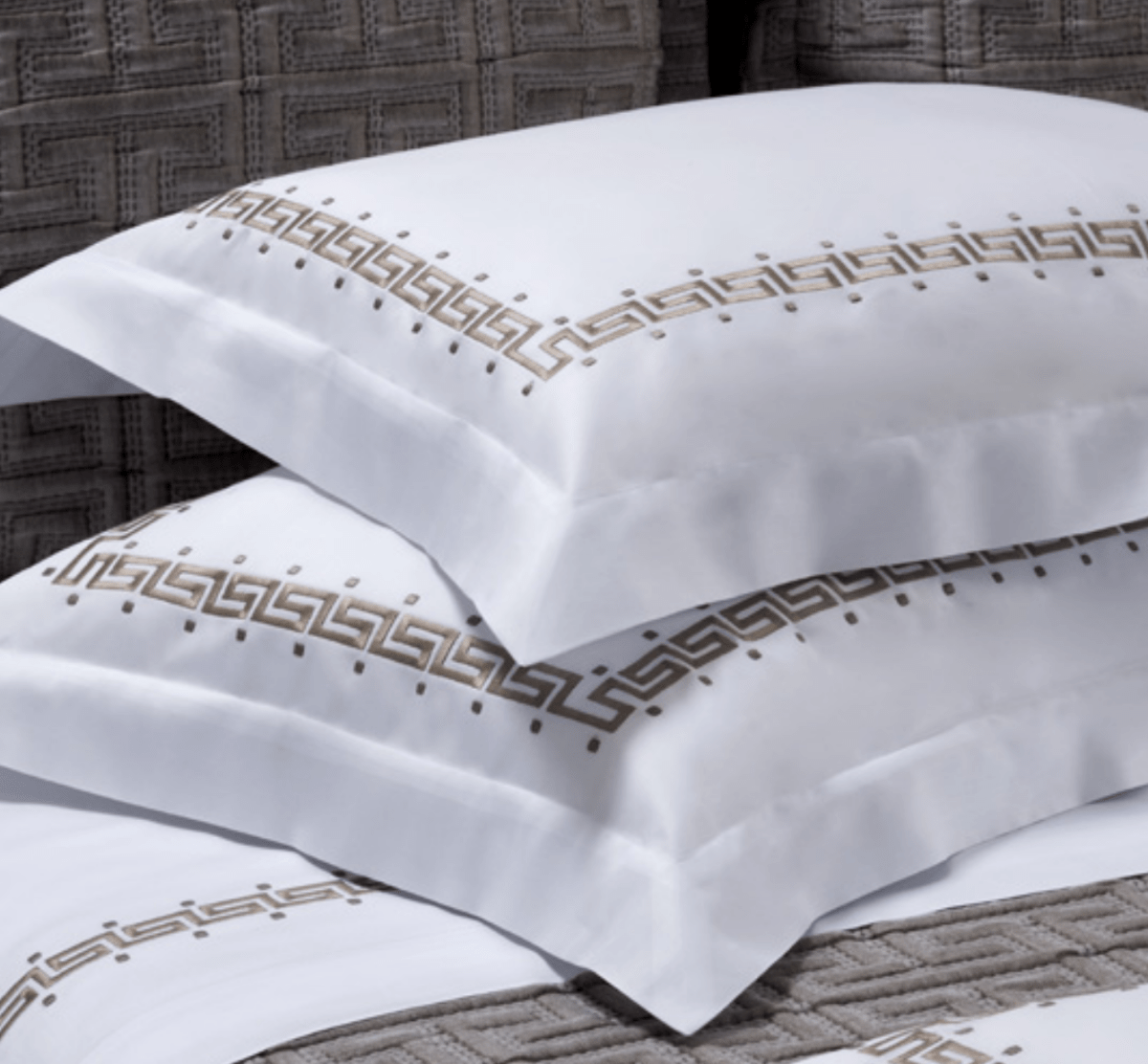 Etruria Embroidery Bedding by Dea Linens