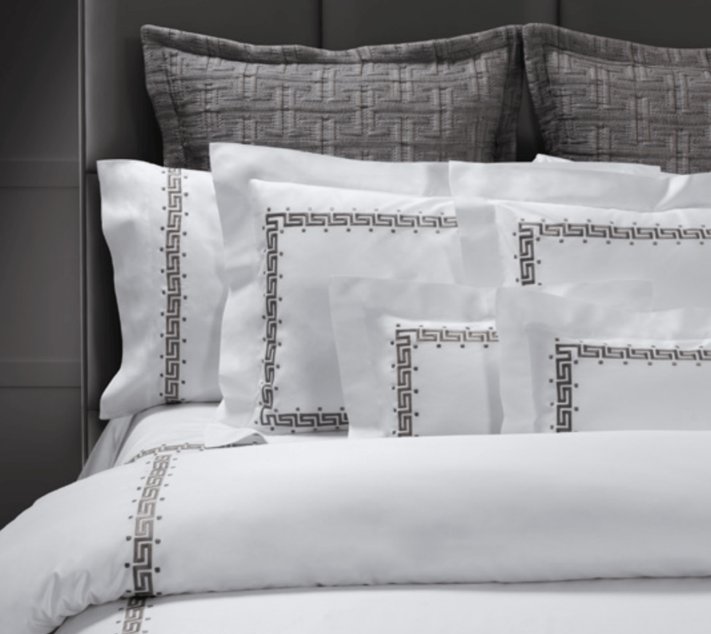 Etruria Embroidery Bedding by Dea Linens