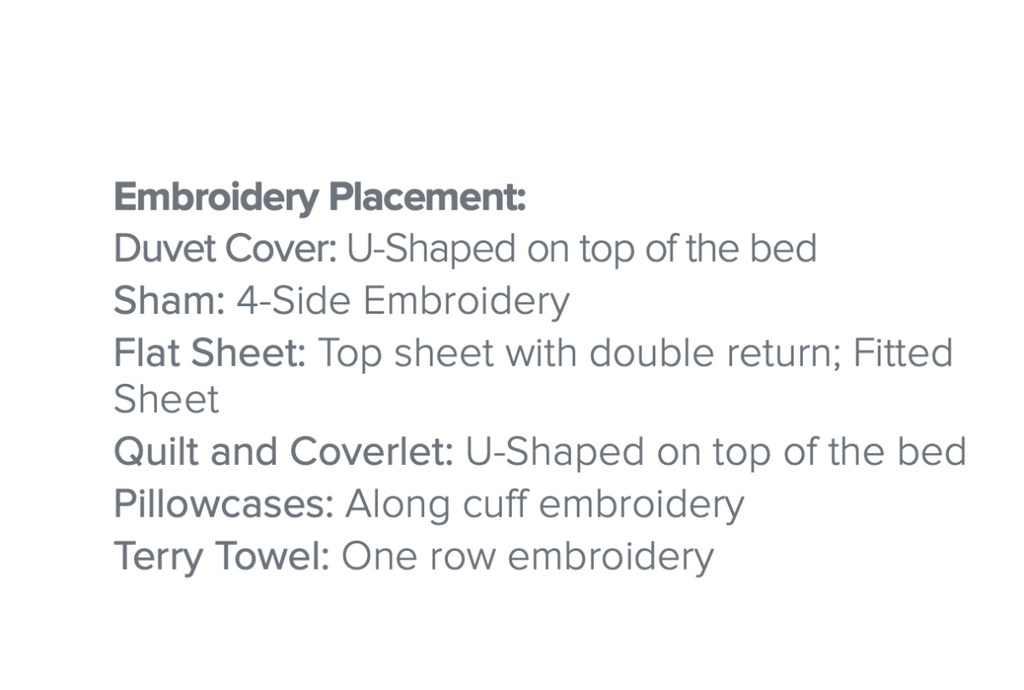 Viareggio Embroidery Bedding by Dea Linens