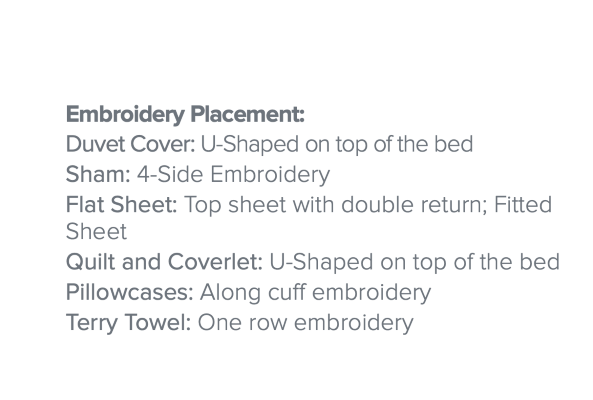 Viareggio Embroidery Bedding by Dea Linens