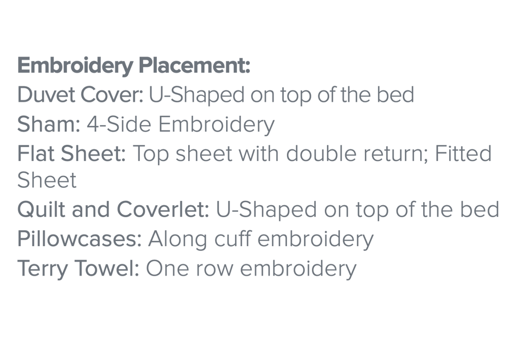 Diana Embroidery Bedding by Dea Linens