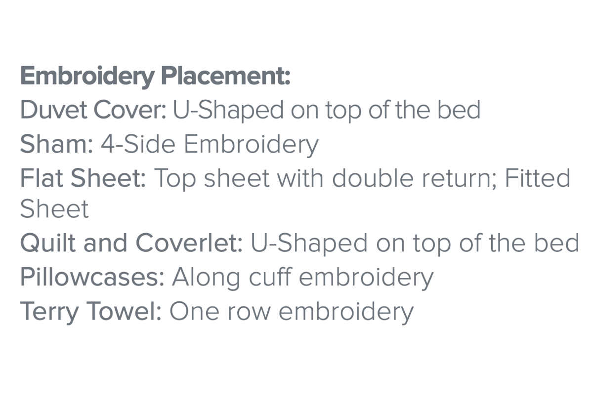 Diana Embroidery Bedding by Dea Linens