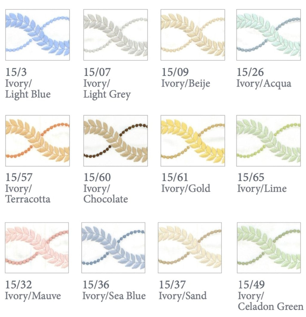 Diana Embroidery Bedding by Dea Linens