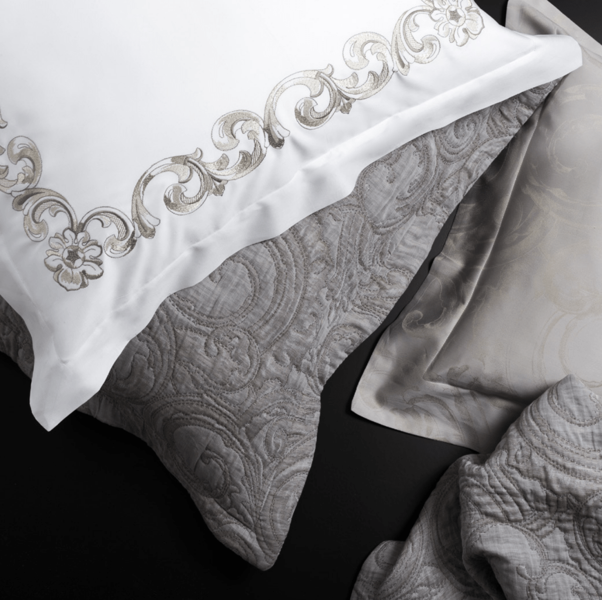 Forte dei Marmi Embroidery Bedding by Dea Linens