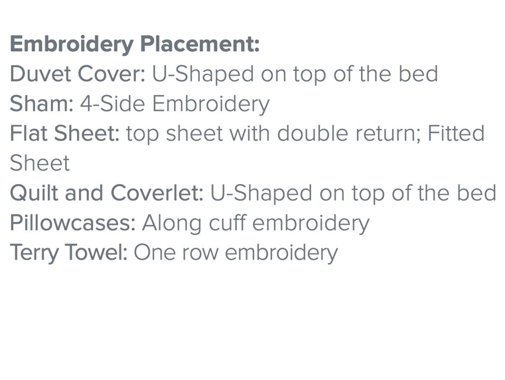 Forte dei Marmi Embroidery Bedding by Dea Linens