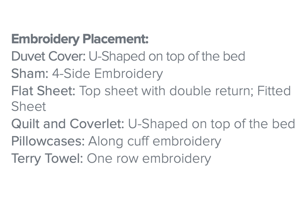 Gianna Embroidery Bedding by Dea Linens