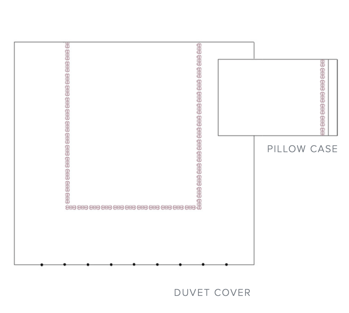 Gianna Embroidery Bedding by Dea Linens