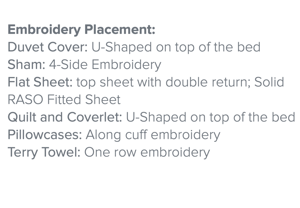 Graffiti Embroidery Bedding by Dea Linens