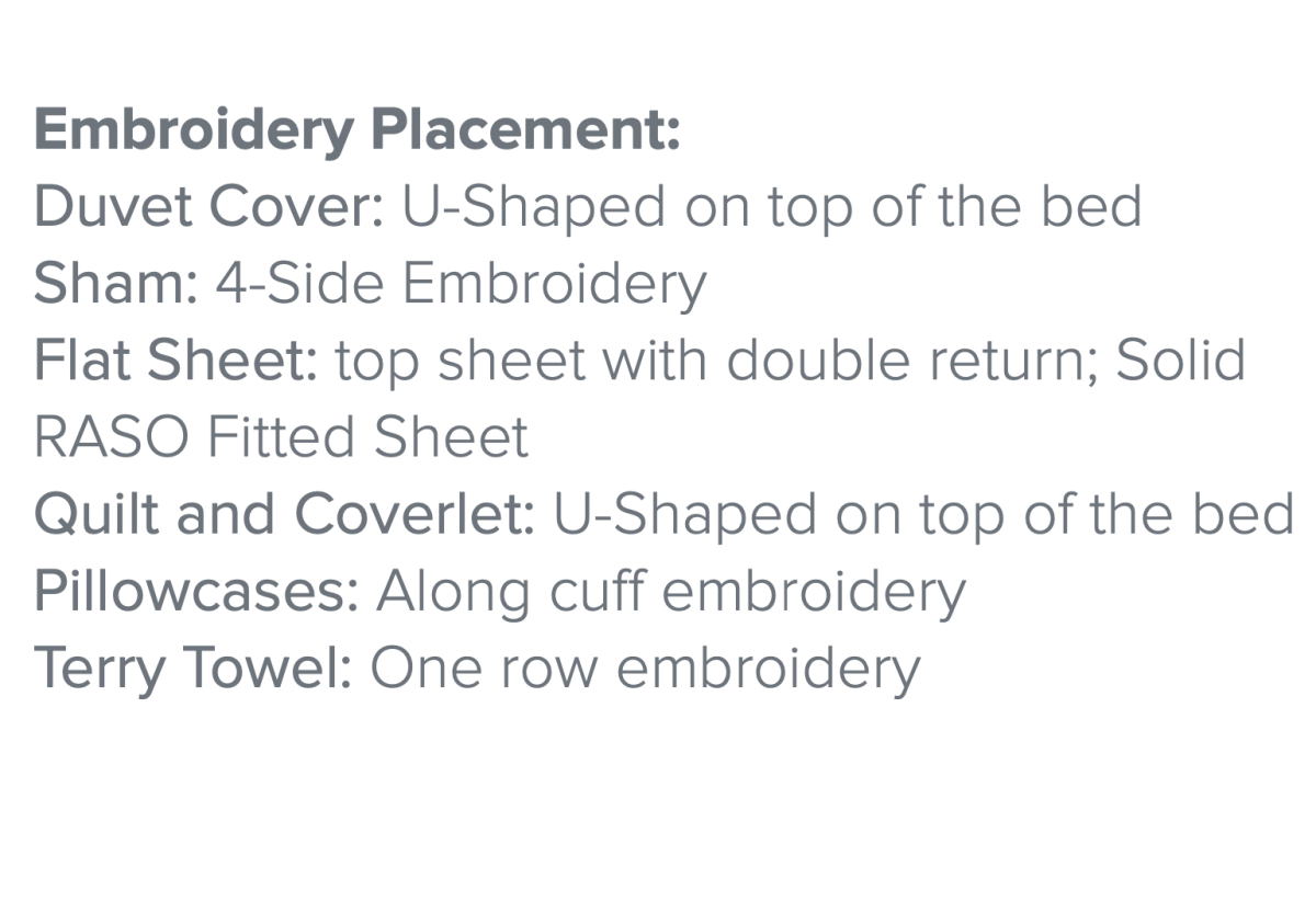 Graffiti Embroidery Bedding by Dea Linens