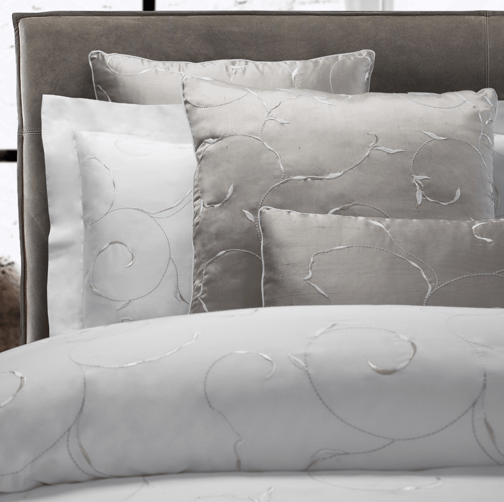 Argentario Embroidery Bedding by Dea Linens
