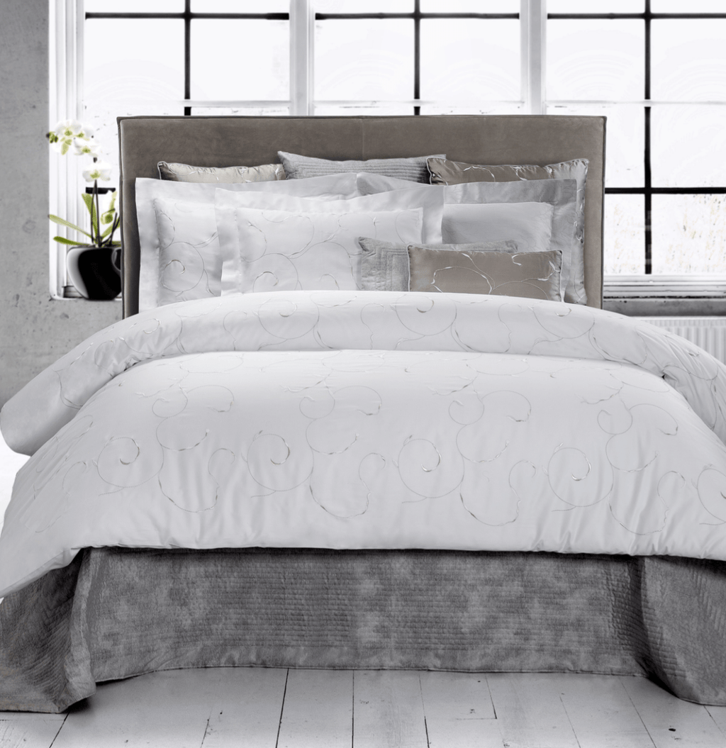 Argentario Embroidery Bedding by Dea Linens
