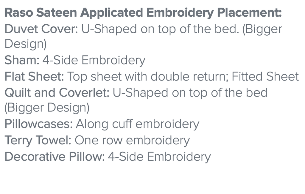 Carrara Embroidered Bedding by Dea Linens