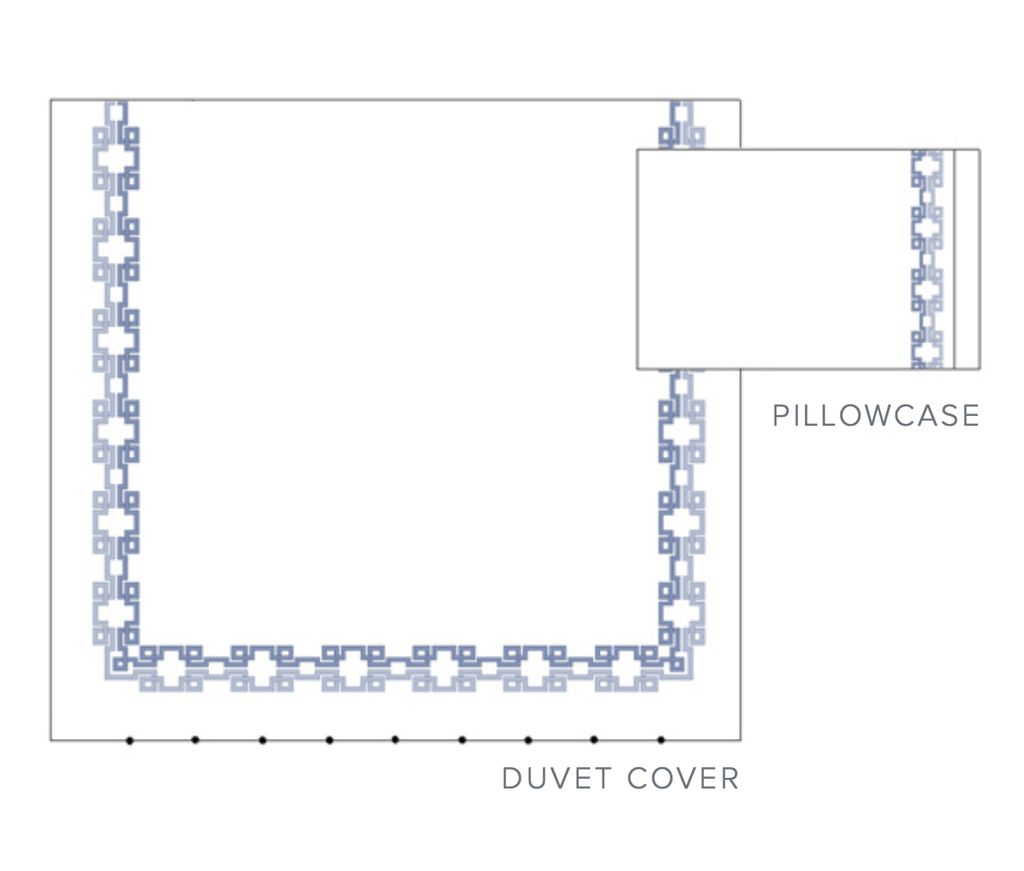 Carrara Embroidered Bedding by Dea Linens