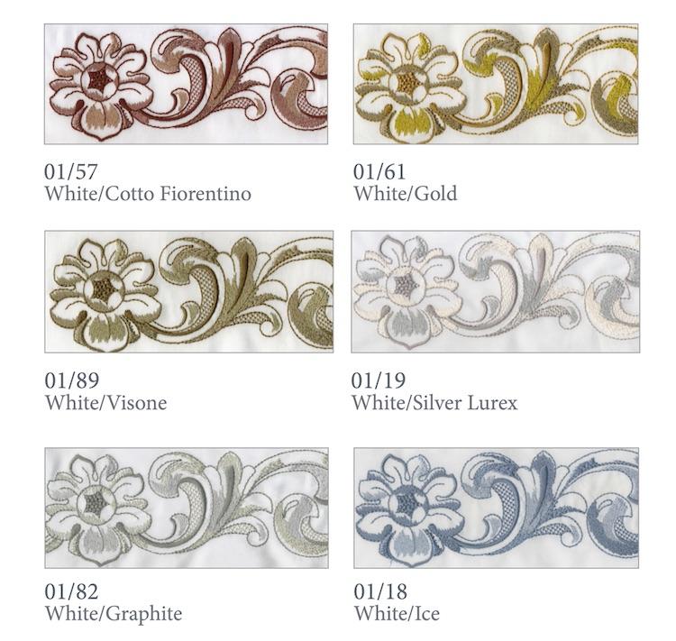 Forte dei Marmi Embroidery Bedding by Dea Linens