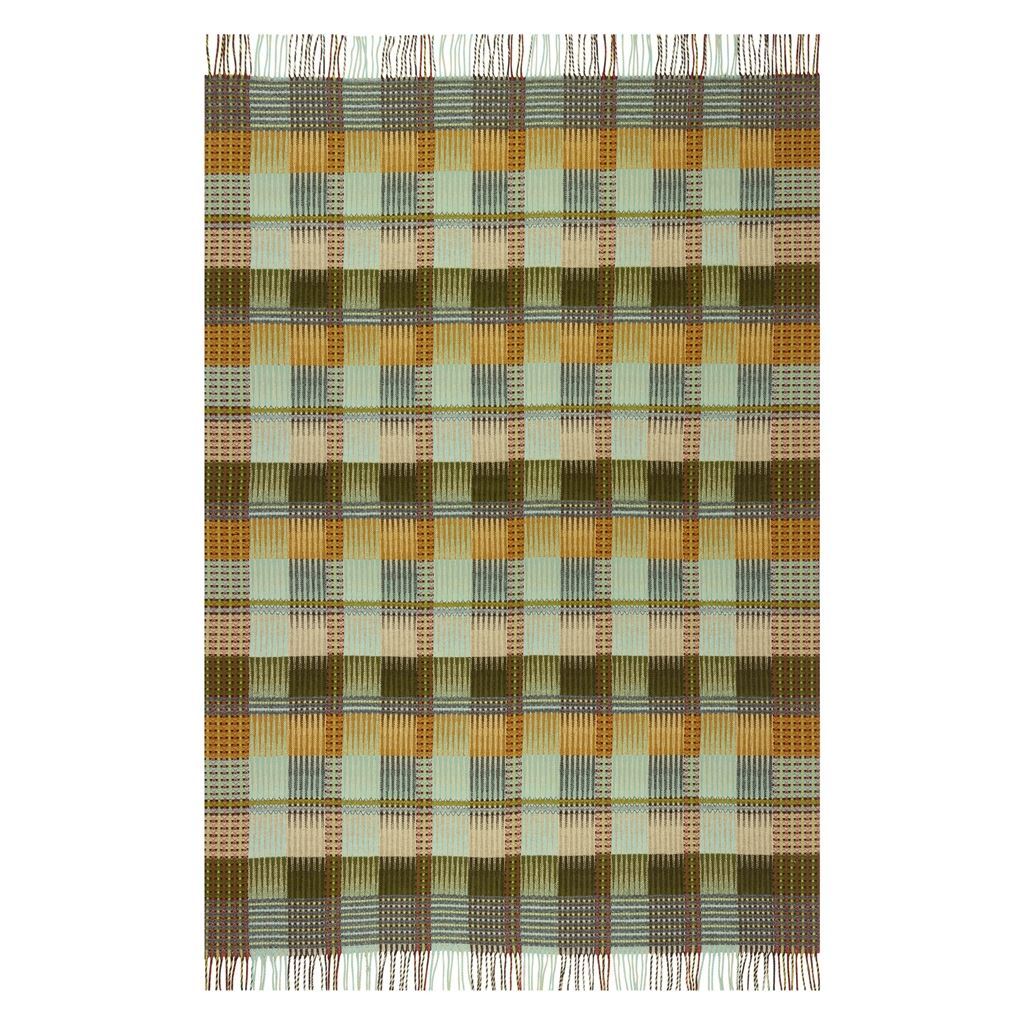 Tasara Ochre Woven Throw by Designers Guild