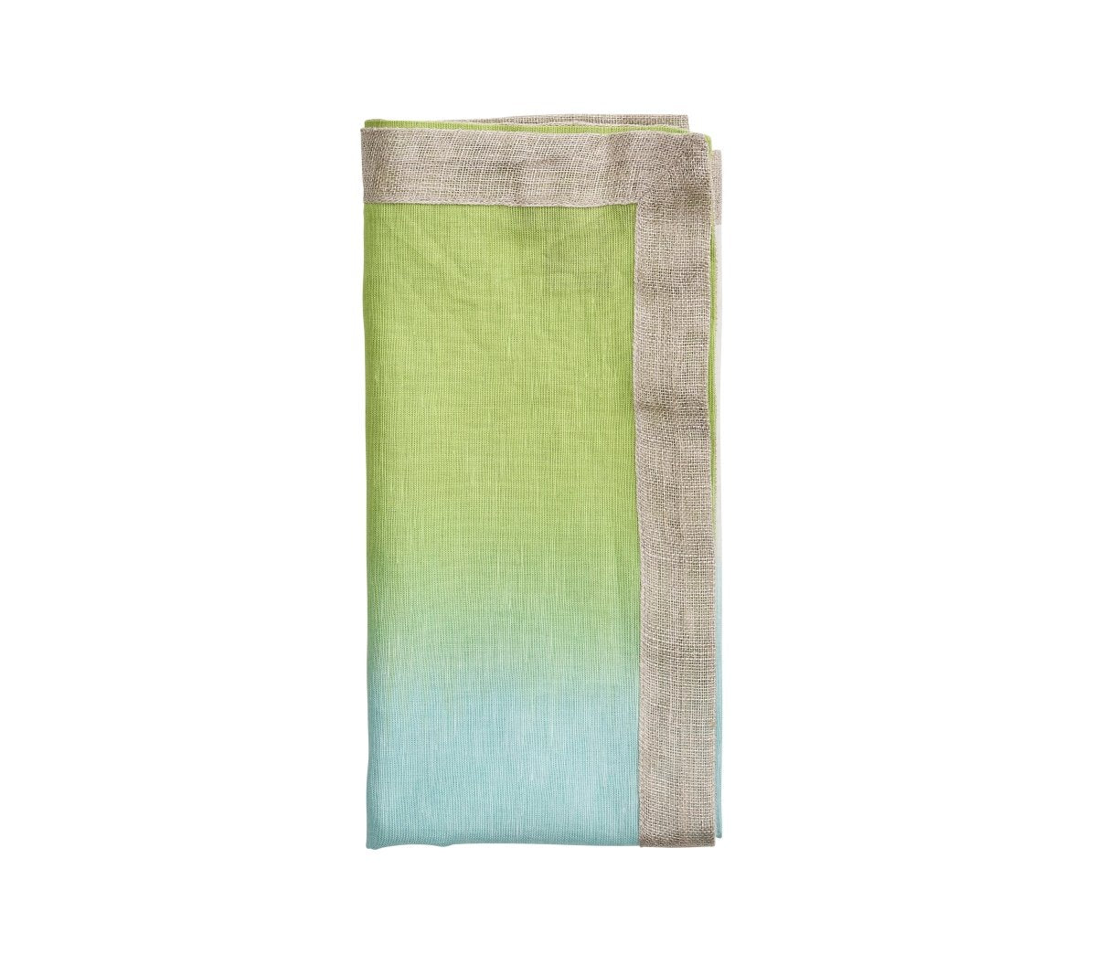 Dip Dye Napkin in Blue & Green Set of 4 by Kim Seybert