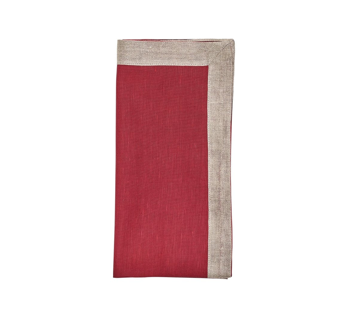 Dip Dye Napkin in Red & Burgundy Set of 4 by Kim Seybert