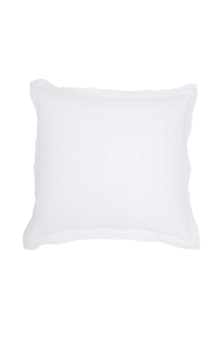 Owen White Quilted Coverlets by Pom Pom at Home