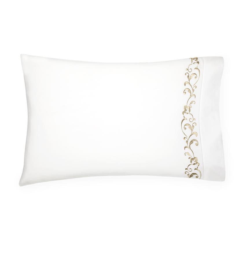 Griante White & Oat Pillow Shams by Sferra