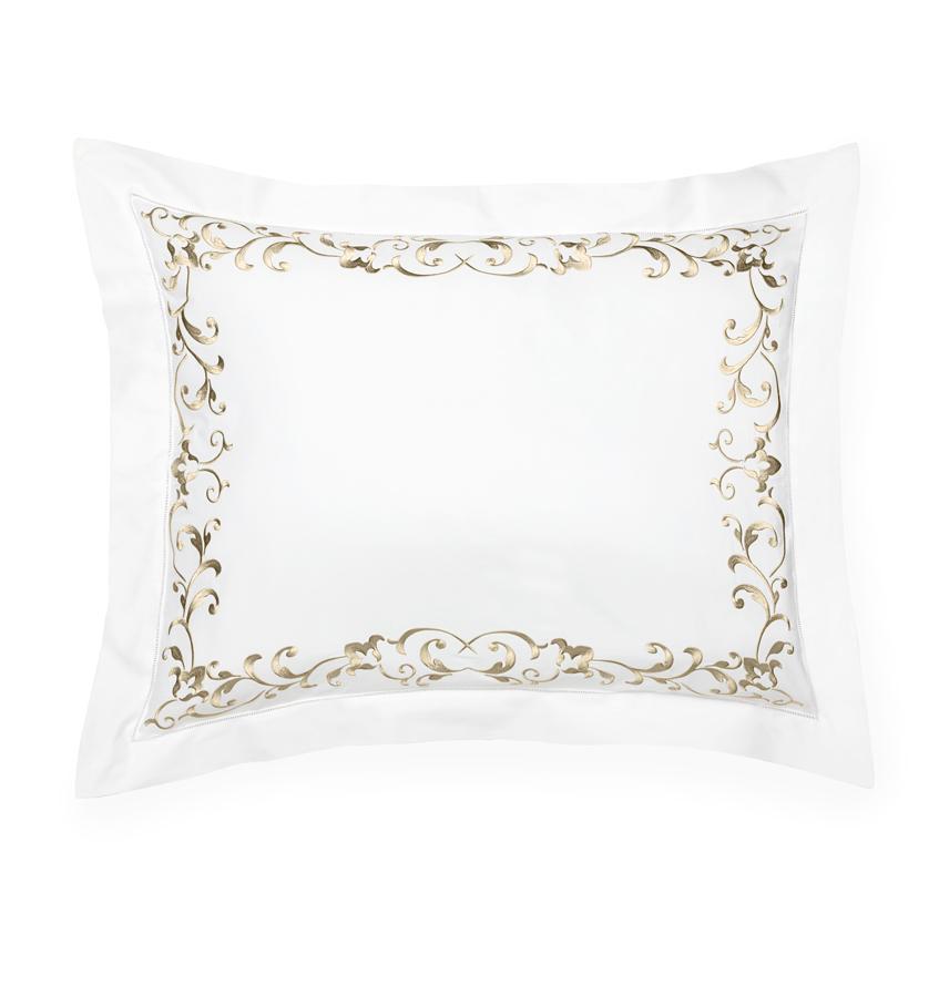 Griante White & Oat Pillow Shams by Sferra