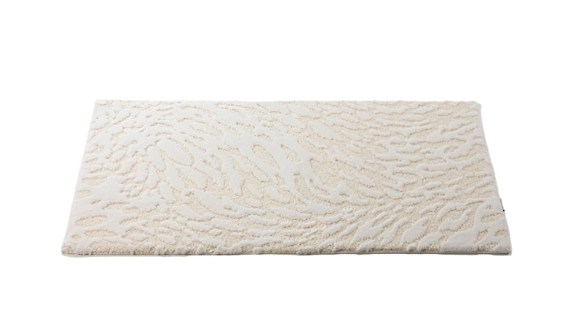 Flow Ivory 103 Bath Rug by Abyss Habidecor