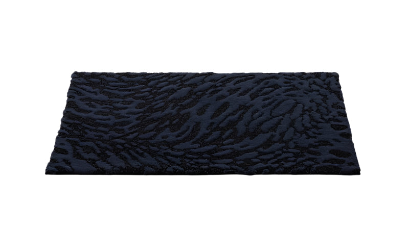 Flow Black 990 Bath Rug by Abyss Habidecor