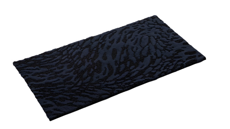 Flow Black 990 Bath Rug by Abyss Habidecor