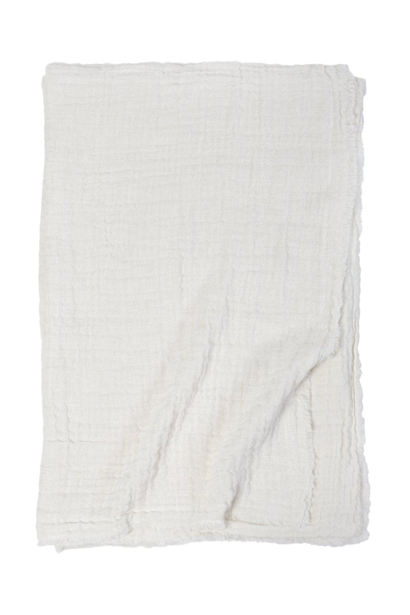Hermosa Cream Oversized Throw by Pom Pom at Home