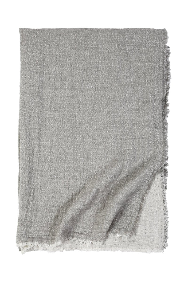 Hermosa Grey Oversized Throw by Pom Pom at Home