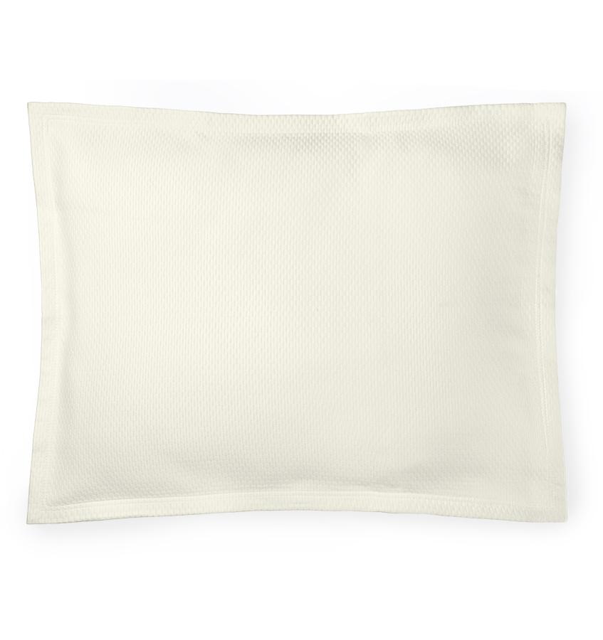 Perrio Ivory Coverlets & Shams by Sferra