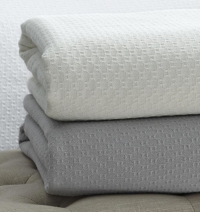 Corino Silver Cotton Blanket