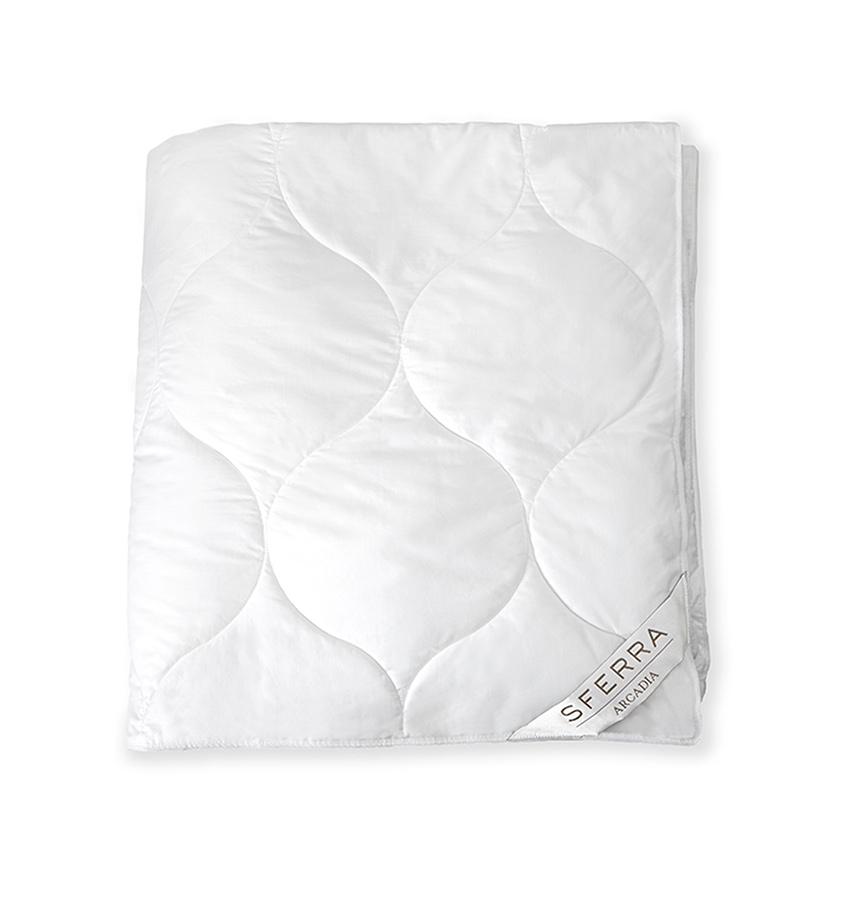 Arcadia White Blanket by Sferra