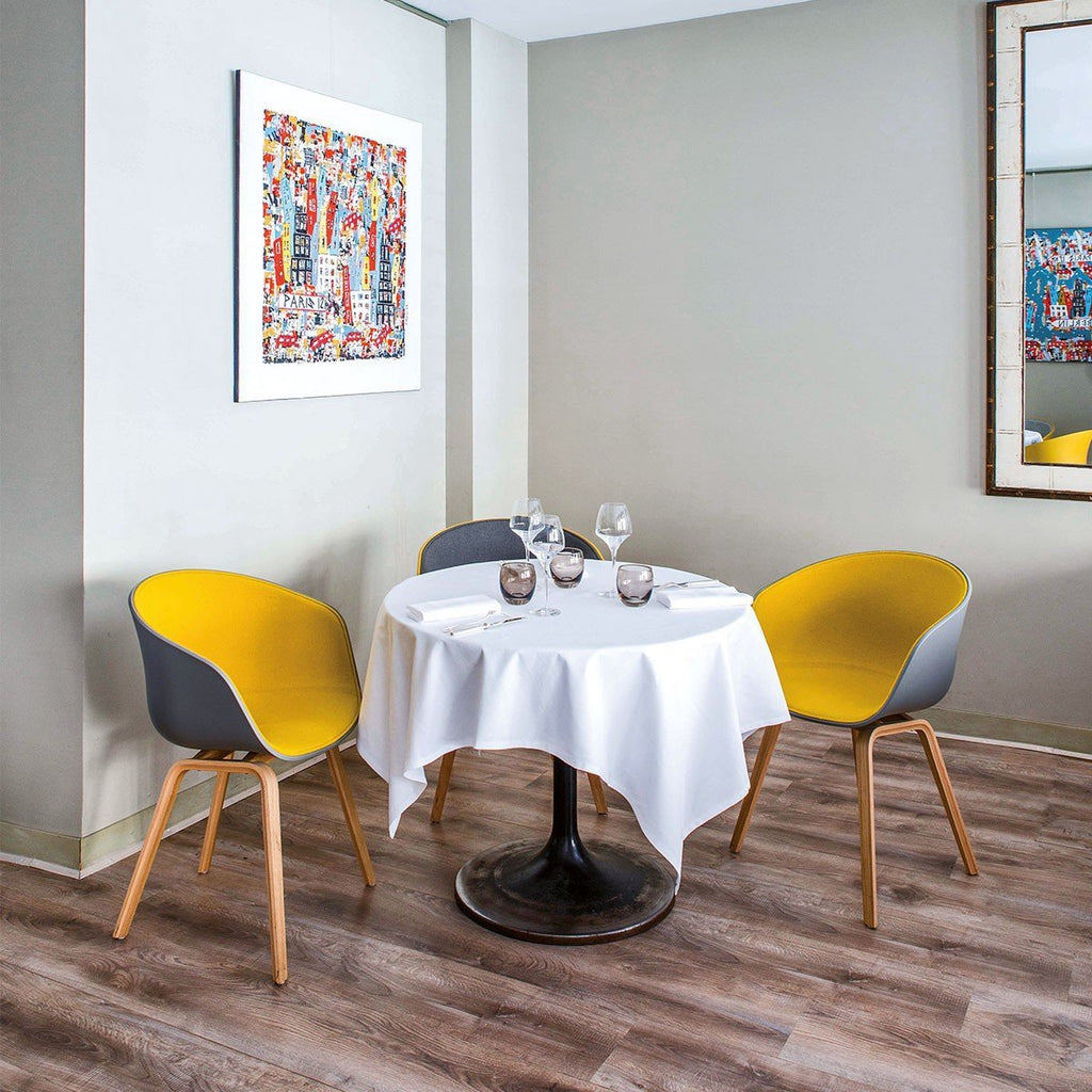 Offre White Table Linens by Le Jacquard Français