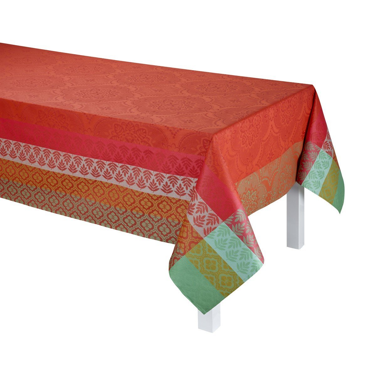 Bastide Coated Table Linens in Pepper Red