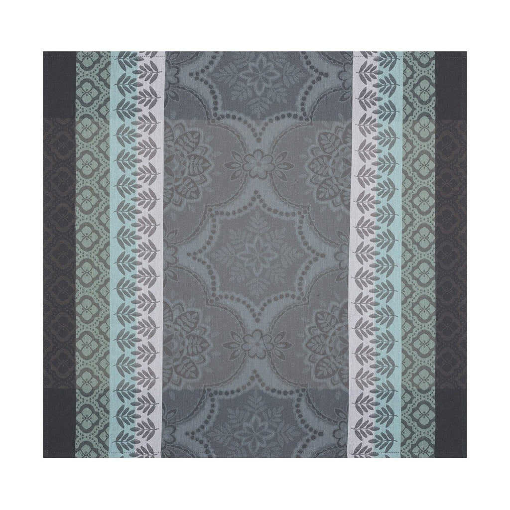 Bastide Coated Grey Tablecloth 69" x 69" by Le Jacquard Français