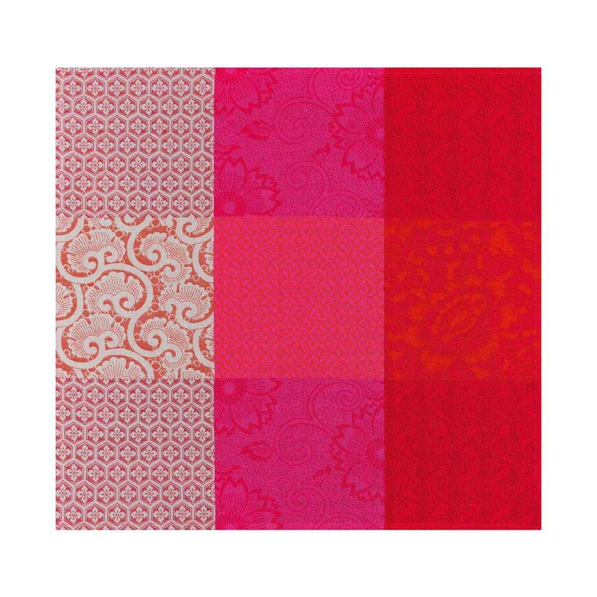 Fleurs de Kyoto Coated Table Linen in Cherry